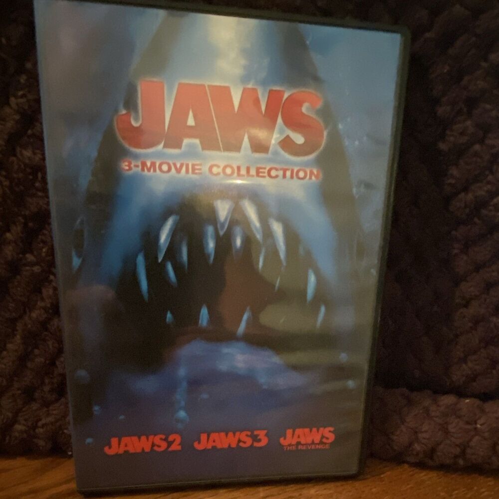 JAWS 3-MOVIE COLLECTION DVD BOX SET UNIVERSAL JAWS 2, JAWS 3, JAWS THE REVENGE